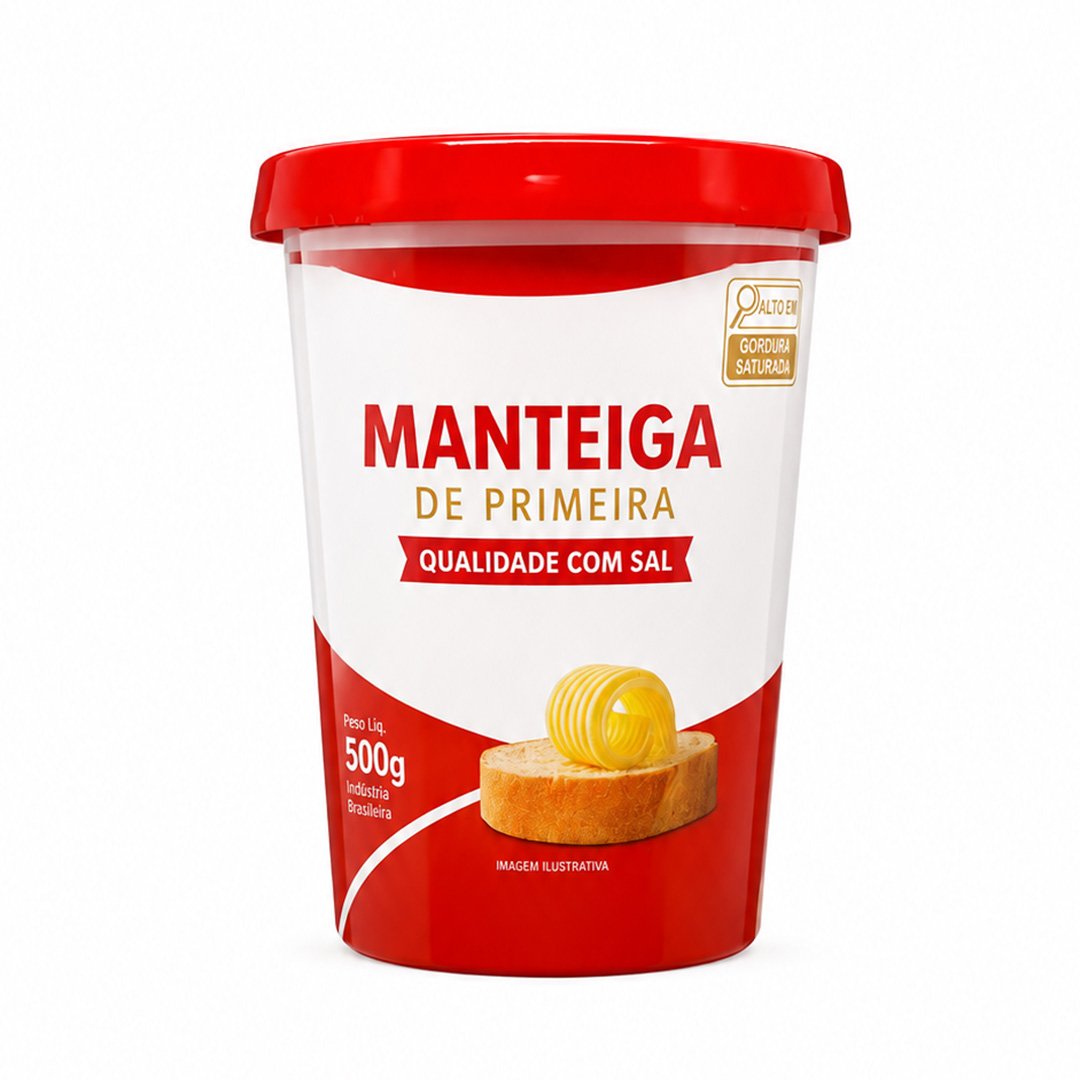 Pote de manteiga 500ml - BrasilPack